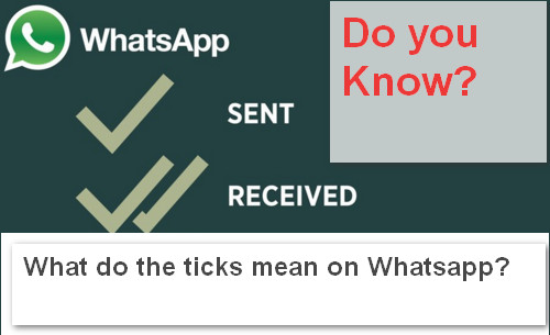 What do the ticks mean on Whatsapp exactly